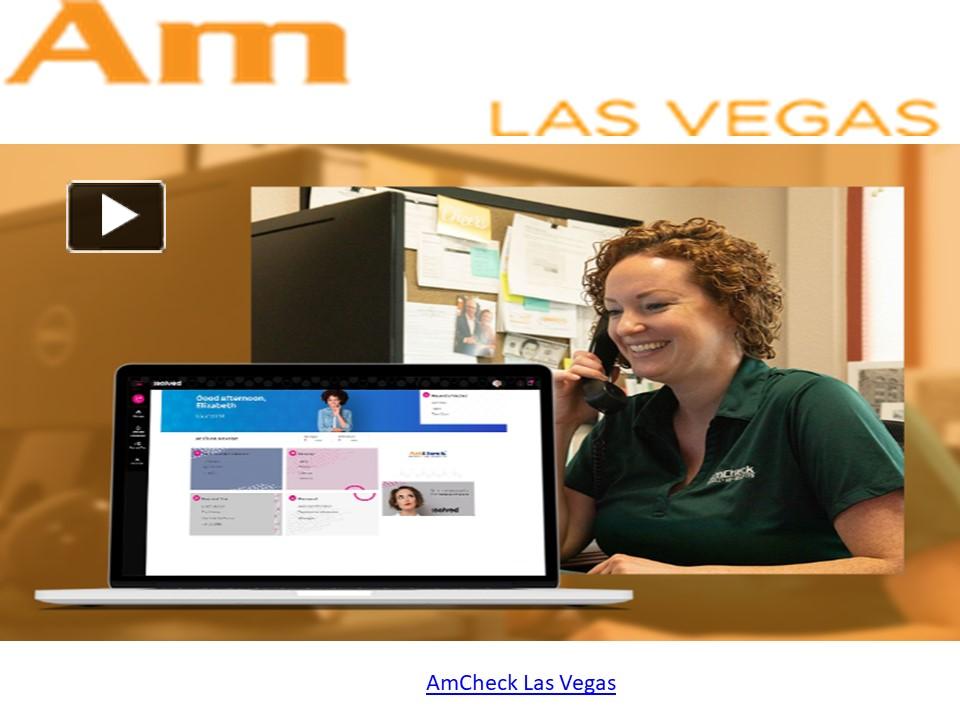 PPT AmCheck Las Vegas (1) PowerPoint presentation free to download