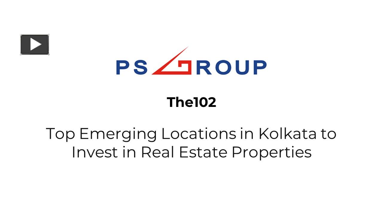 PPT Top Emerging Locations in Kolkata to Invest in Real Estate