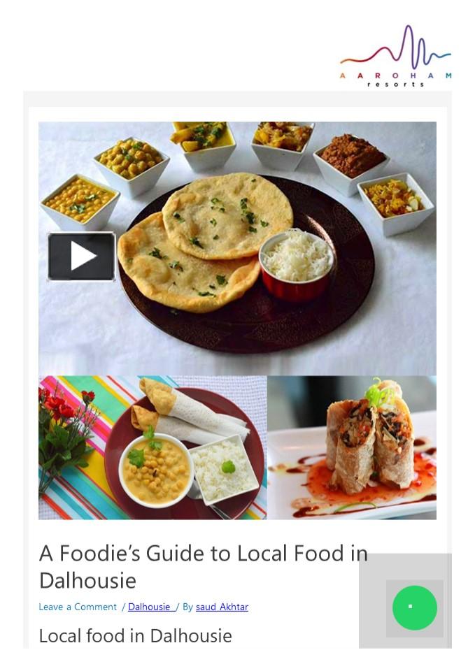 PPT A Foodie’s Guide to Local Food in Dalhousie PowerPoint