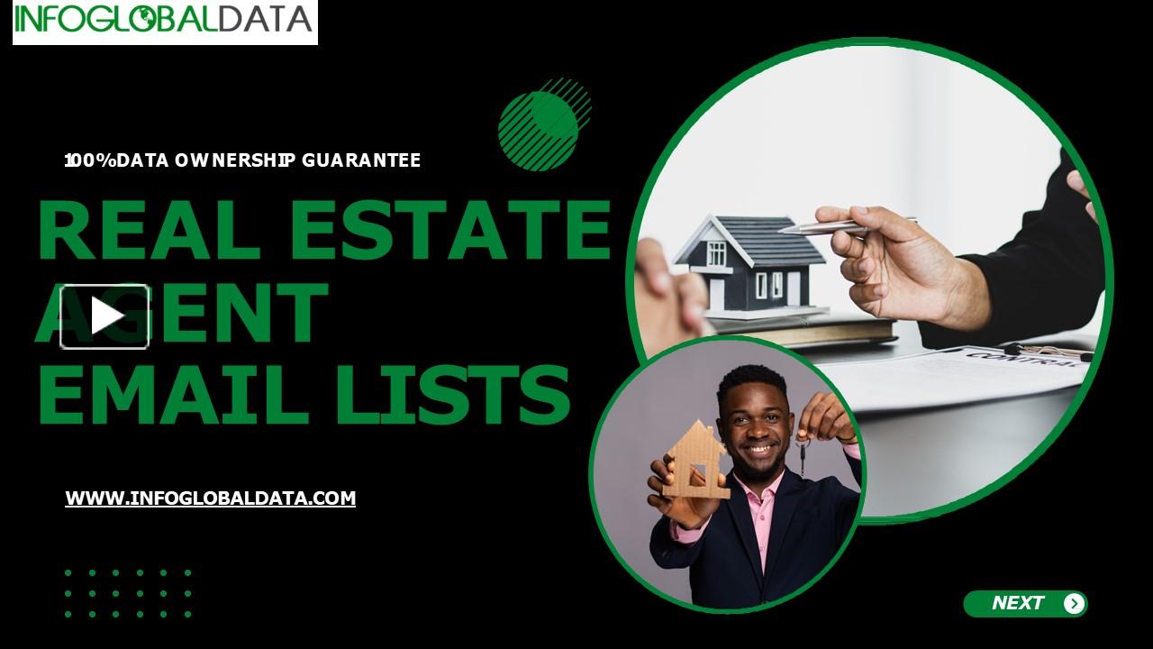PPT 100 Data ownership guarantee Real Estate Agent Email Lists