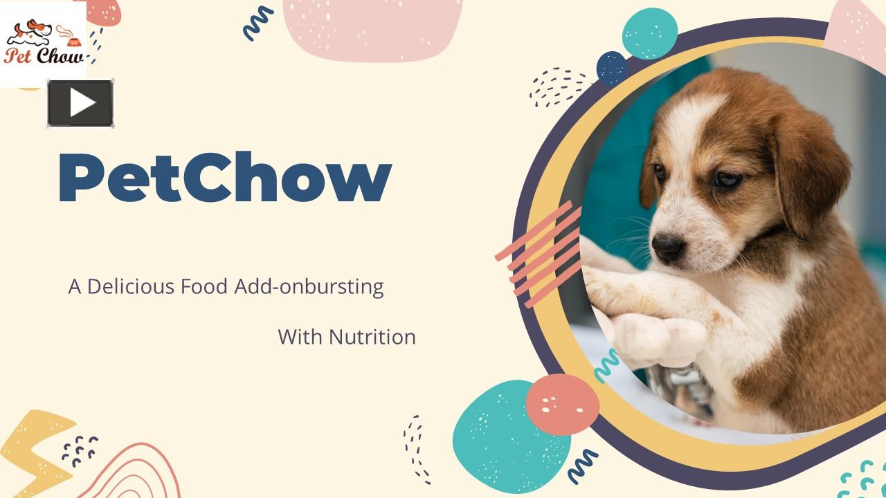 PPT pet food companies in India PowerPoint presentation free to