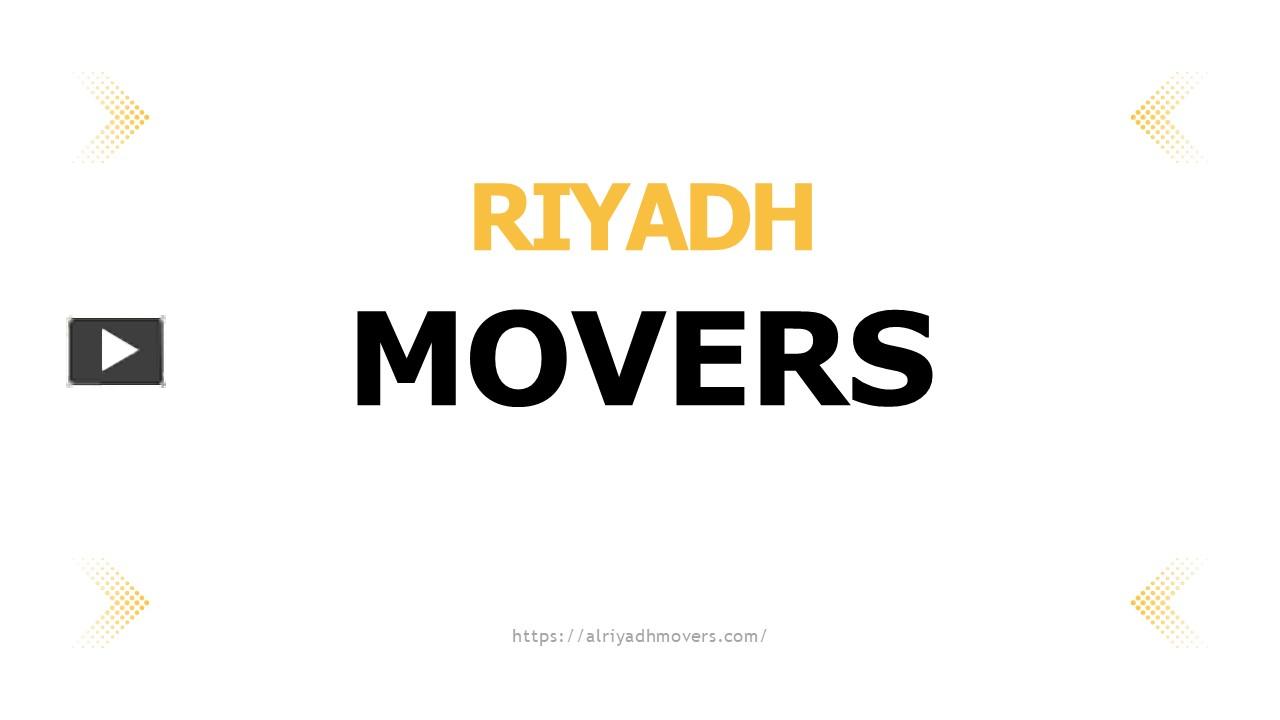 PPT Packer and mover Dina moving furniture in Riyadh, Pakistani