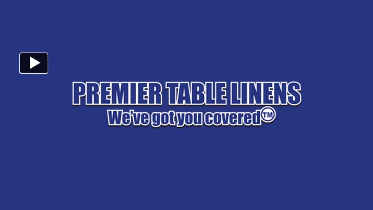 PPT Premier Table Linens Sale PowerPoint presentation free to