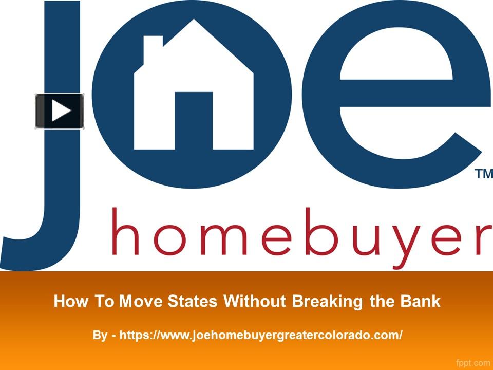 PPT How To Move States Without Breaking the Bank PowerPoint
