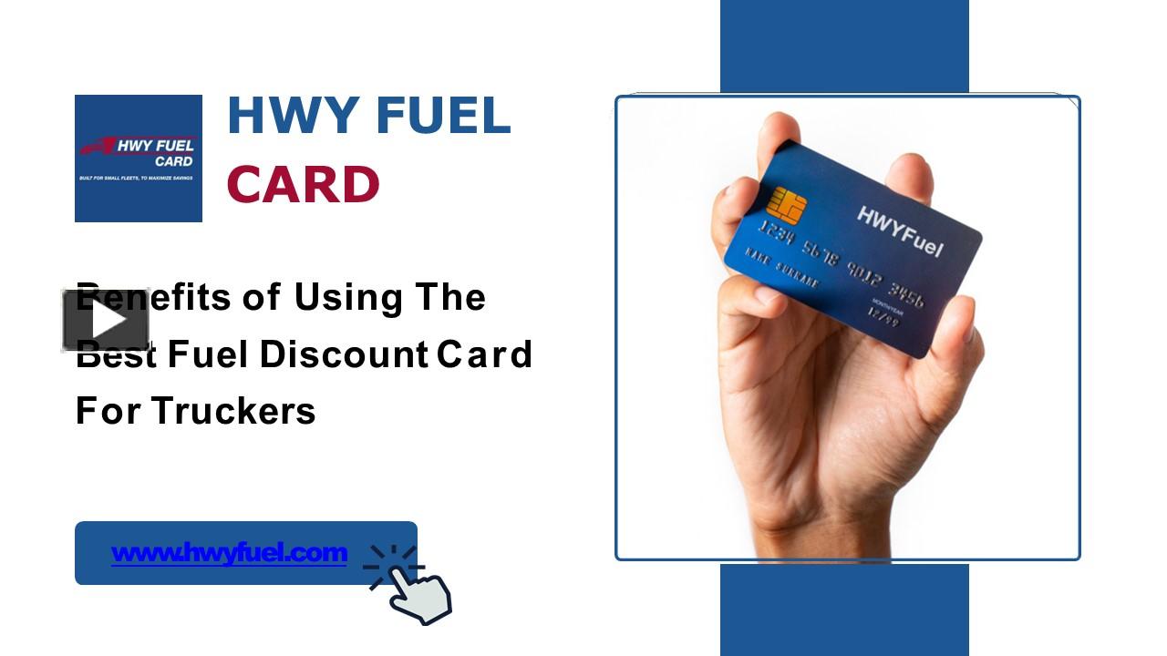 PPT Benefits of Using The Best Fuel Discount Card For Truckers