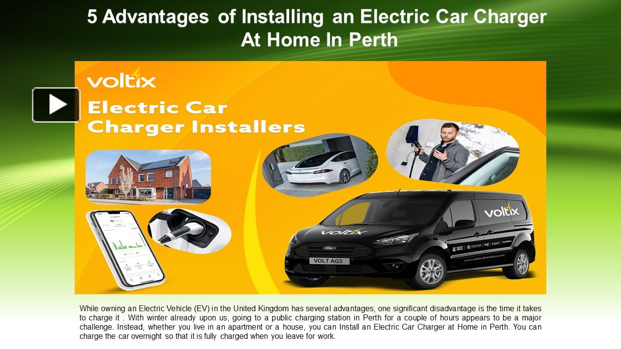 PPT 5 Advantages of Installing an Electric Car Charger At Home In
