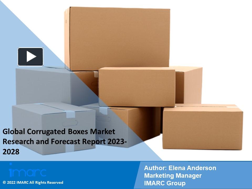 PPT Corrugated Boxes Market PPT 2023 Size, Growth, Demand and