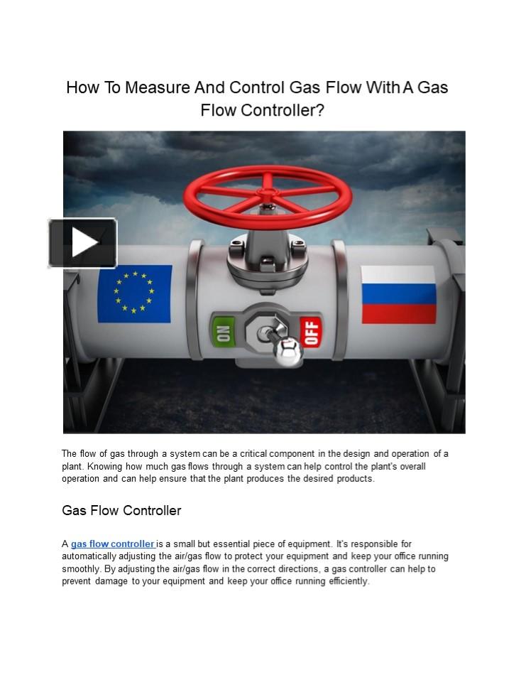 PPT How To Measure Gas Flow With A Gas Flow Controller? PowerPoint presentation free to