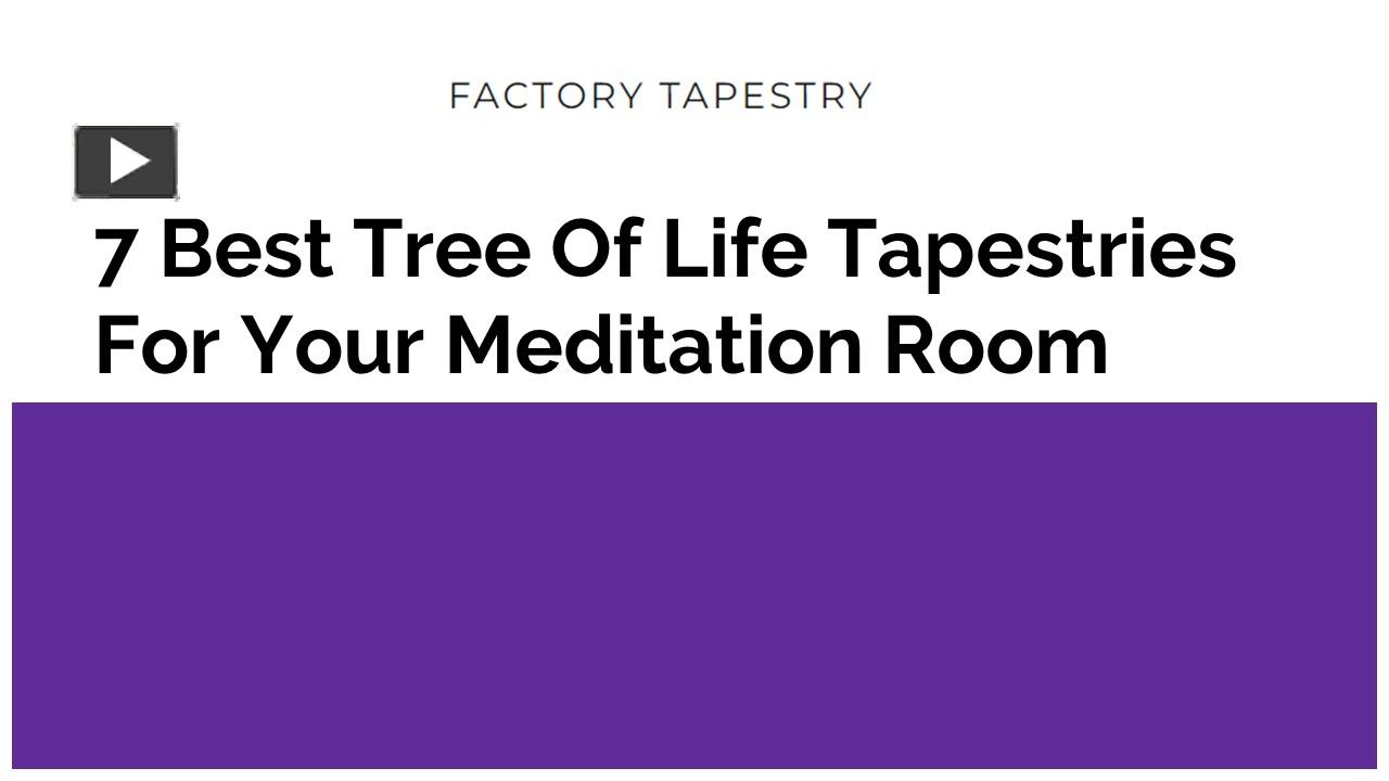 PPT 7 Best Tree Of Life Tapestries For Your Meditation Room