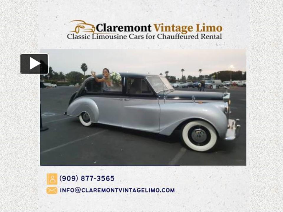 PPT The Best Classic Car Rentals in Rancho Palos Verdes PowerPoint