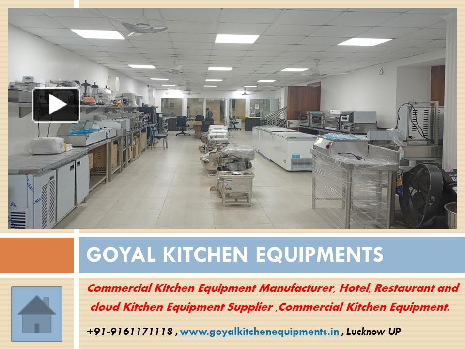 PPT Commercial kitchen equipments manufacturer in Lucknow PowerPoint