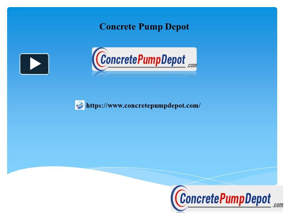 PPT Used Alliance Concrete Pumps Dealer,