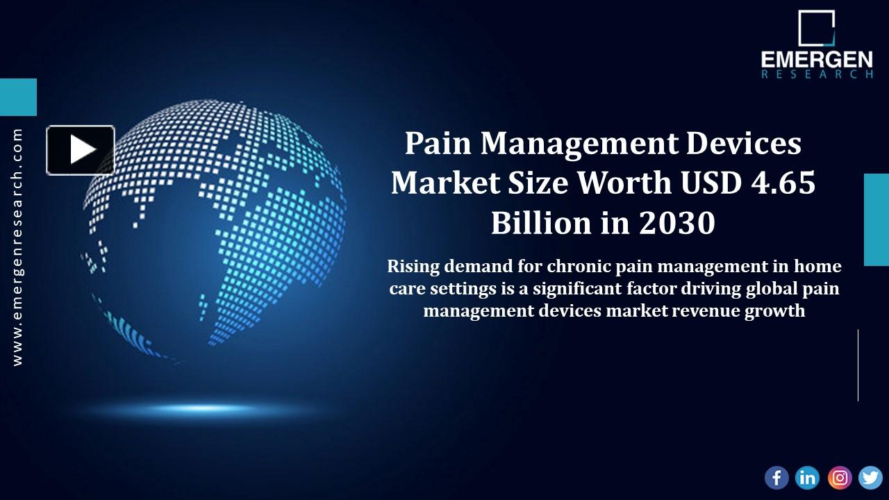 PPT Pain Management Devices Market Revenue, Region, Country, and