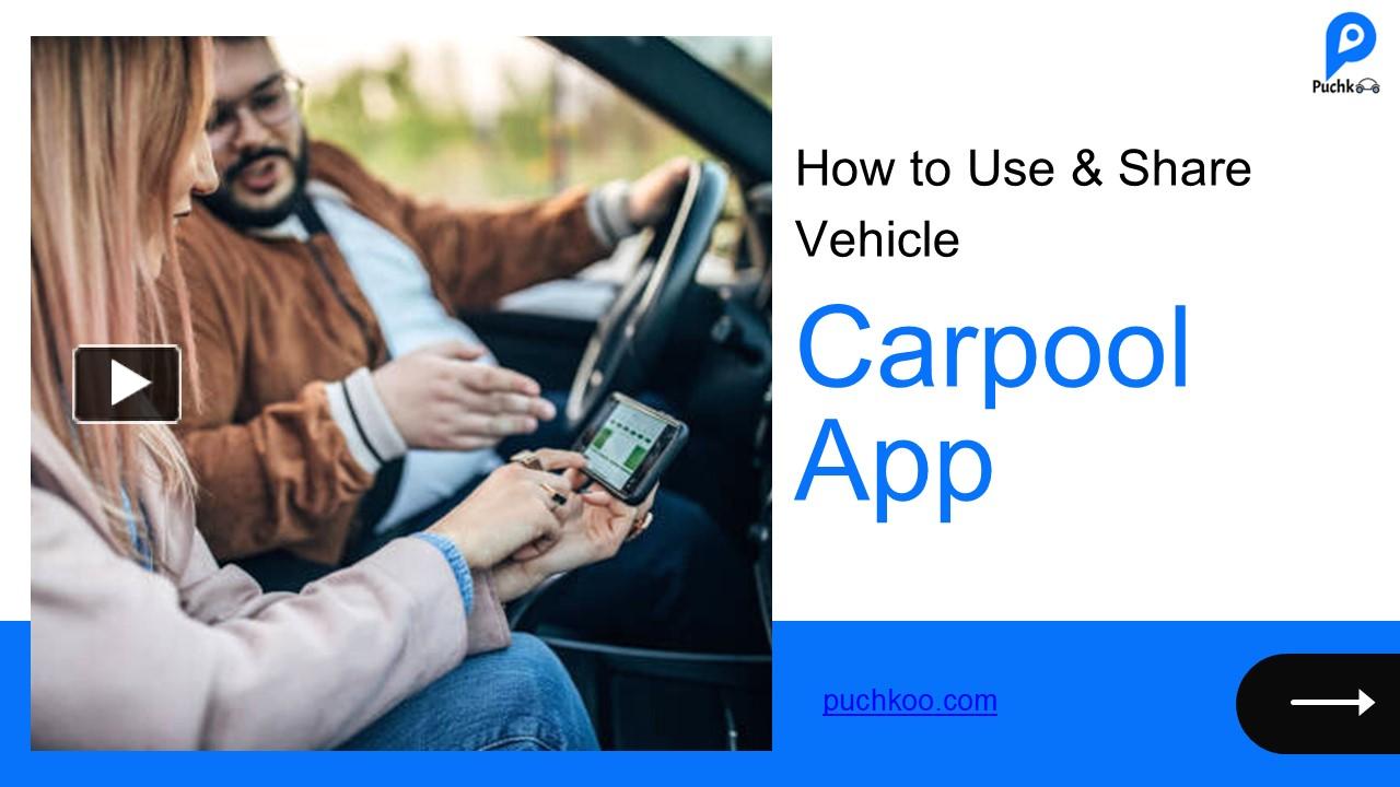 PPT Best Carpooling Services Vehicle Sharing & Ride Sharing App