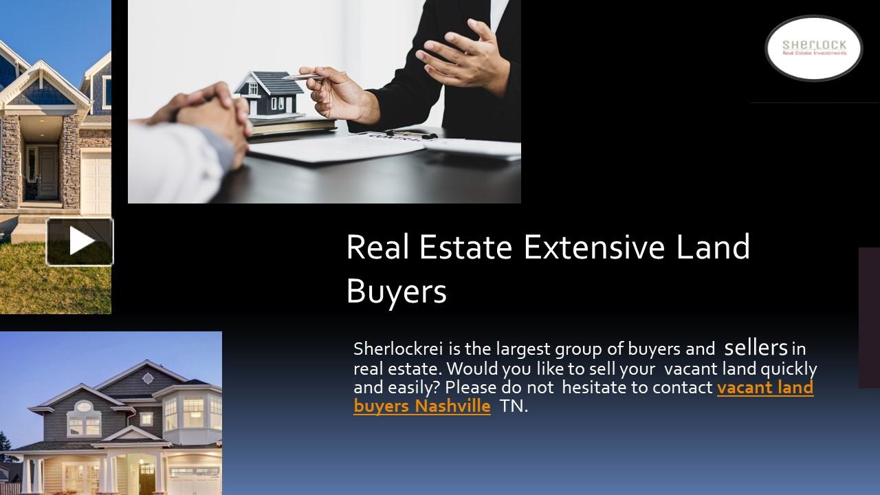PPT Vacant Land Buyers in Nashville PowerPoint presentation free to