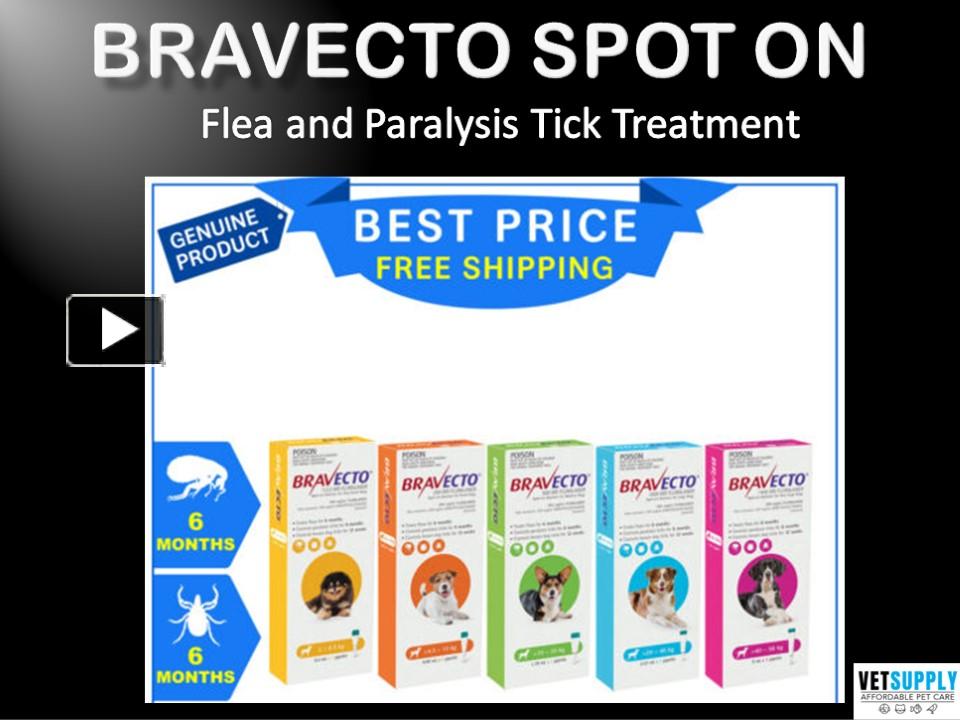 PPT Bravecto Spot On Flea And Tick Tablets For Dogs Dog Supplies