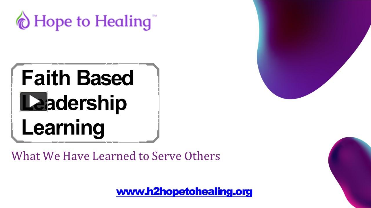 PPT The Best Hope And Healing Center Hope To Healing PowerPoint