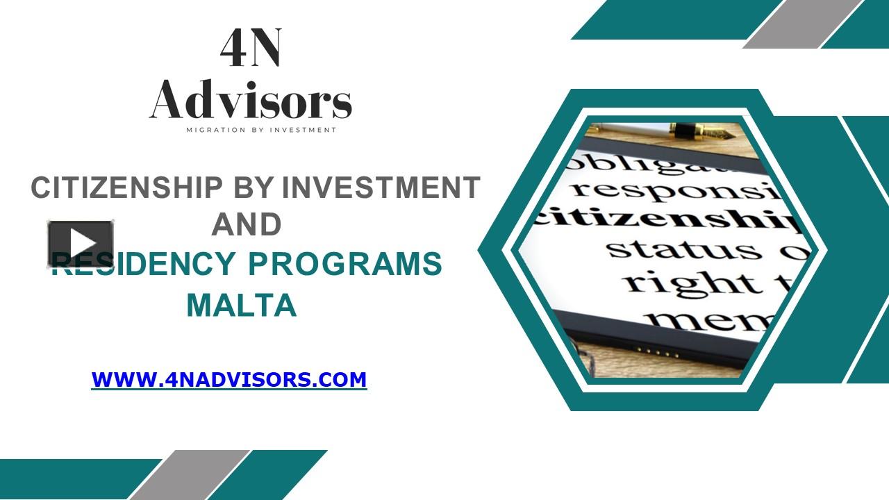 PPT dual citizenship malta PowerPoint presentation free to download