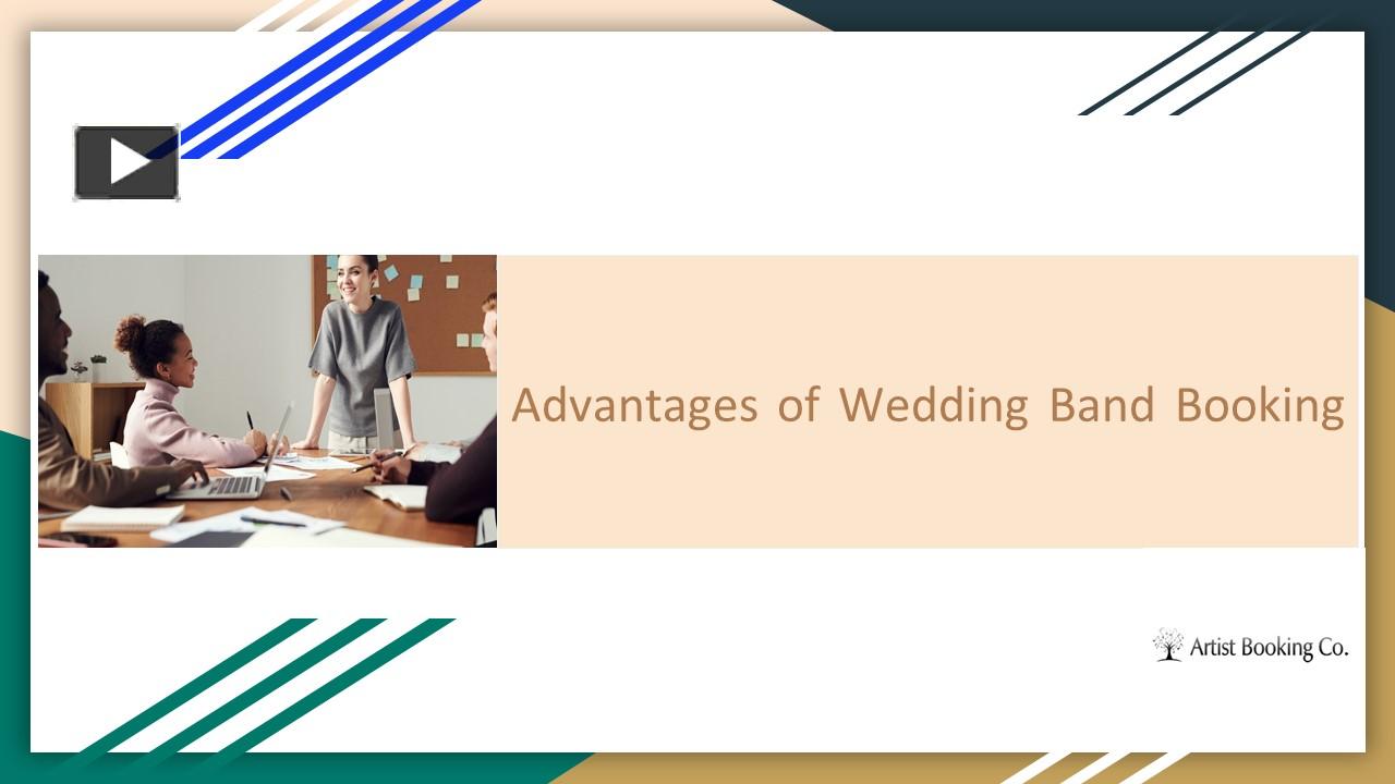 PPT Advantages of wedding band booking (1) PowerPoint presentation