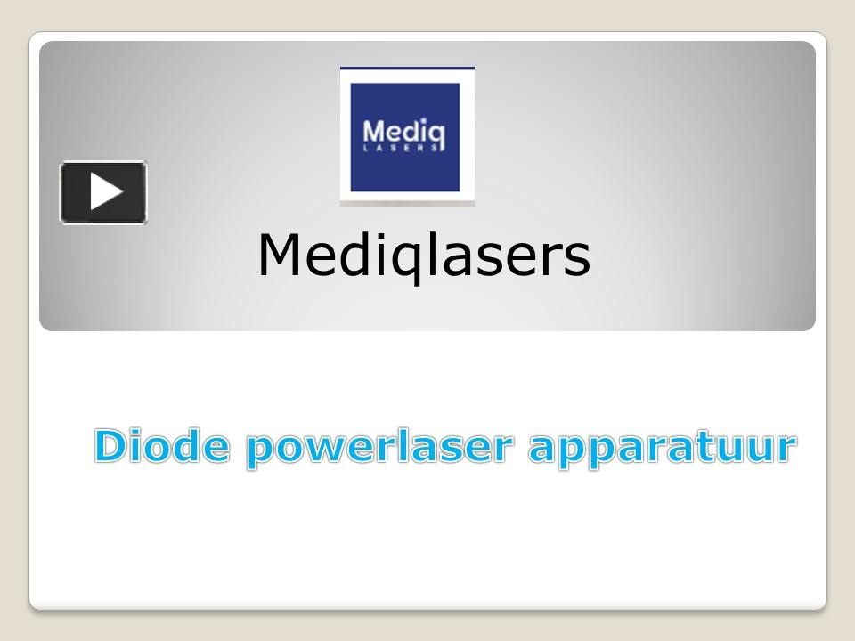PPT Laser Apparatuur diode laser kopen prijs PowerPoint