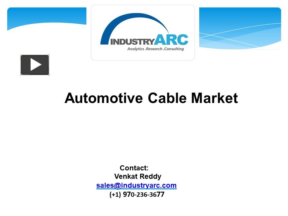 PPT Automotive Cable Market Forecast (2023 2028) PowerPoint