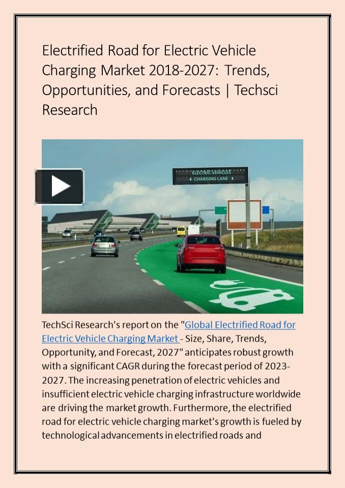 PPT Electrified Road for Electric Vehicle Charging Market 2027
