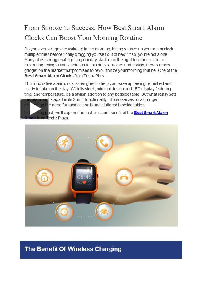 PPT Boost your morning routine with the best smart alarm clocks