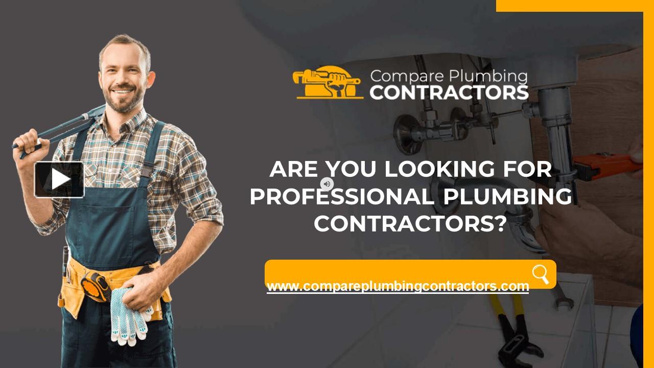 PPT Receive 3 free quotes from plumbers and compare the prices