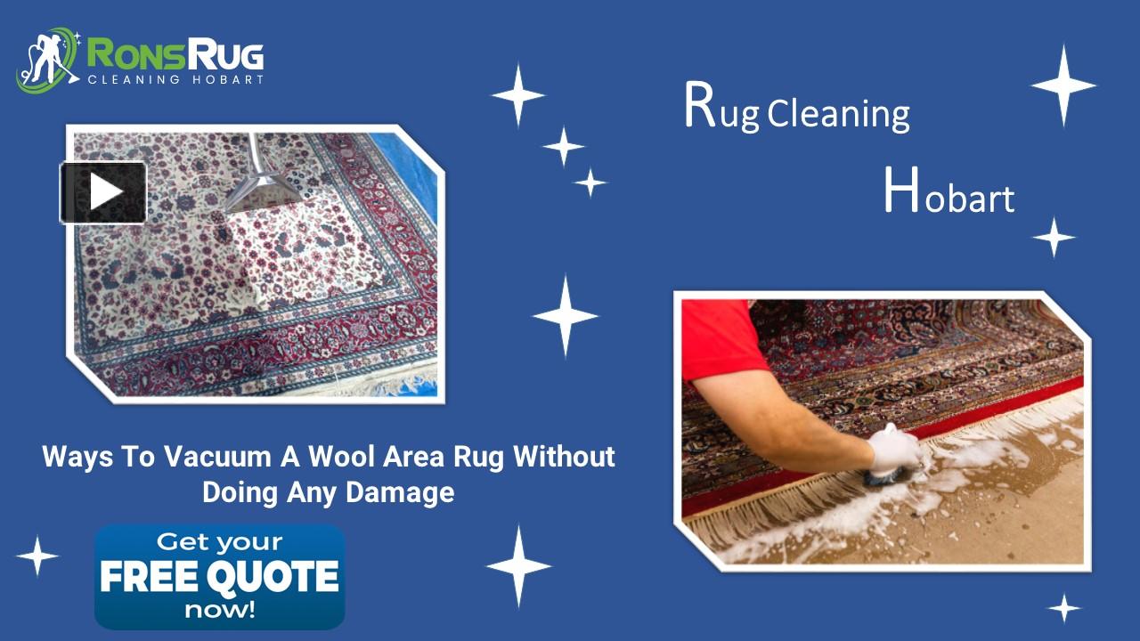 PPT Rons Rug Cleaning Hobart PowerPoint presentation free to