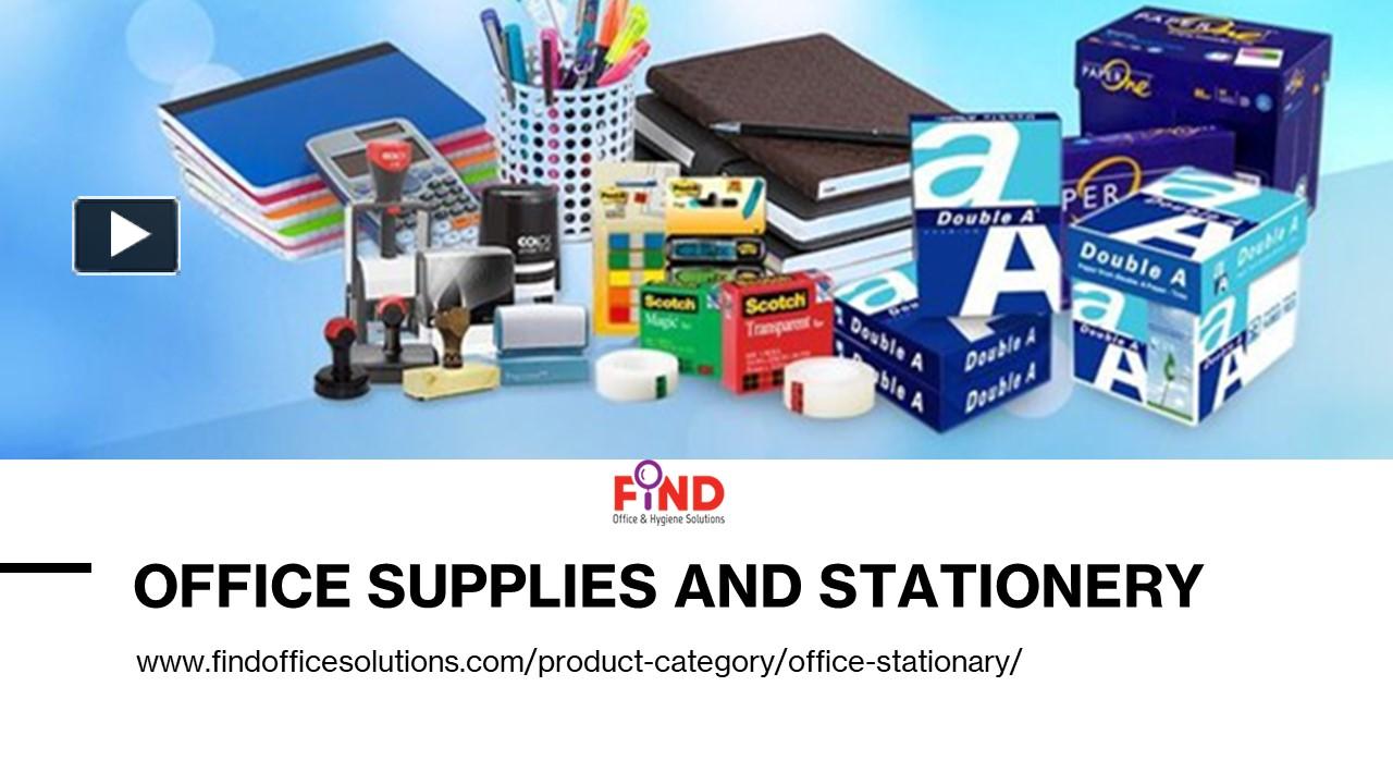 PPT office supply PowerPoint presentation free to download id 96b5d3NjI1Z