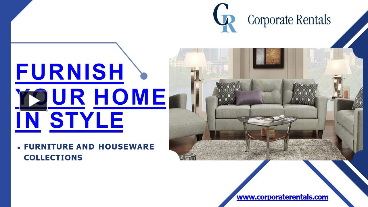 PPT Best Furniture Rental Corporate Rentals PowerPoint presentation