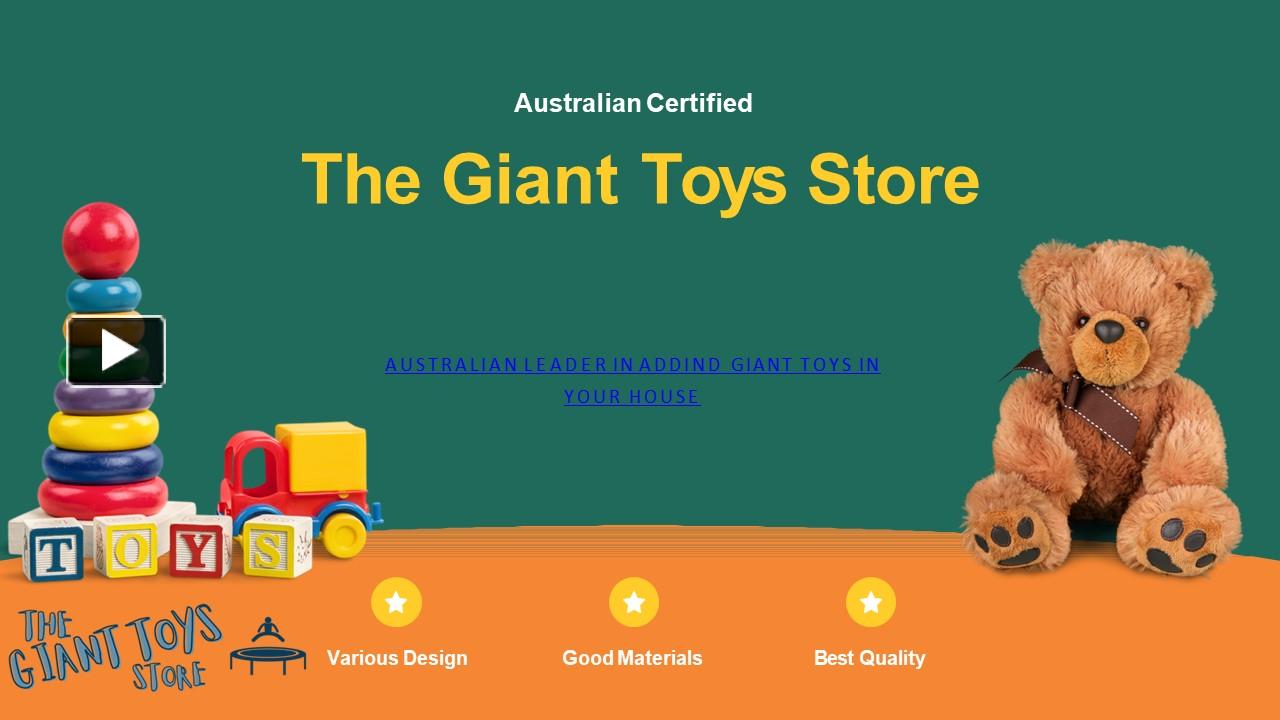 PPT The Giant Toys Store PowerPoint presentation free to download