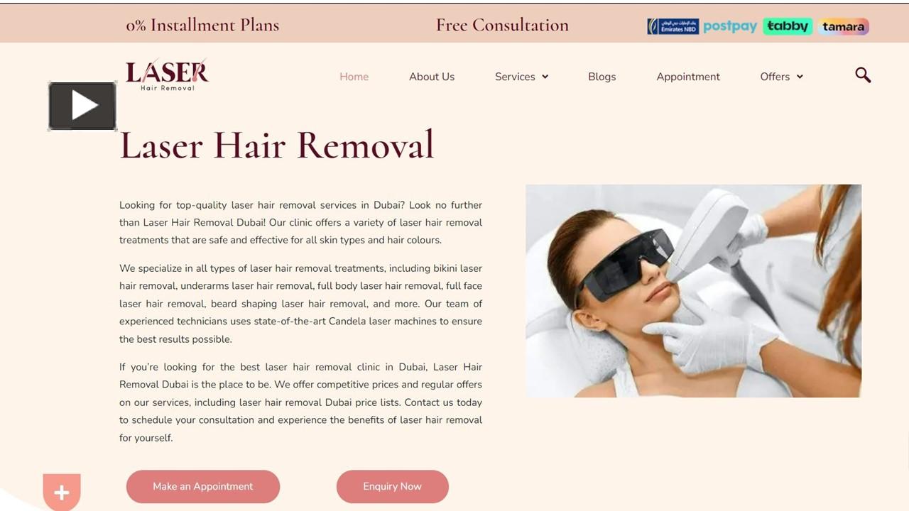 PPT Laser Hair Removal Dubai Best Laser Hair Removal Clinic in
