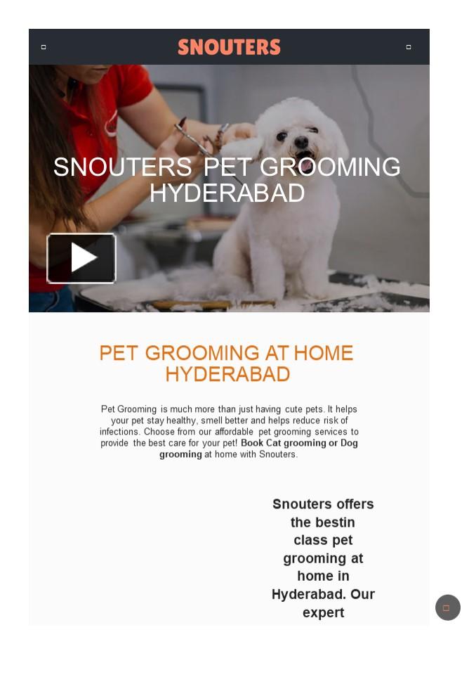 PPT Professional Pet Grooming Services in Hyderabad PowerPoint