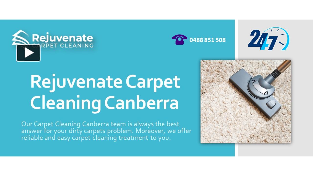 PPT Rejuvenate Carpet Cleaning Canberra PowerPoint presentation