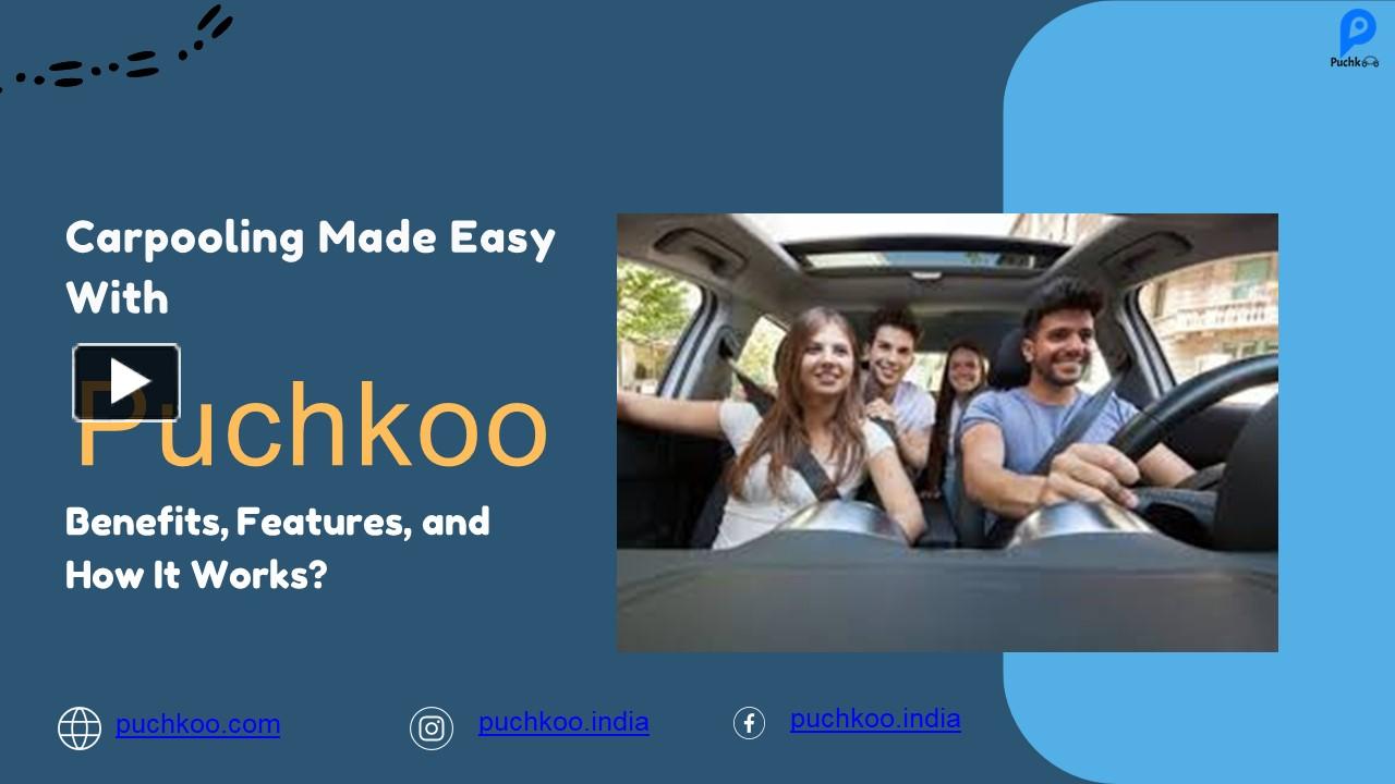 PPT Do Carpool With Puchkoo Features, Benefits, and How Does It Work