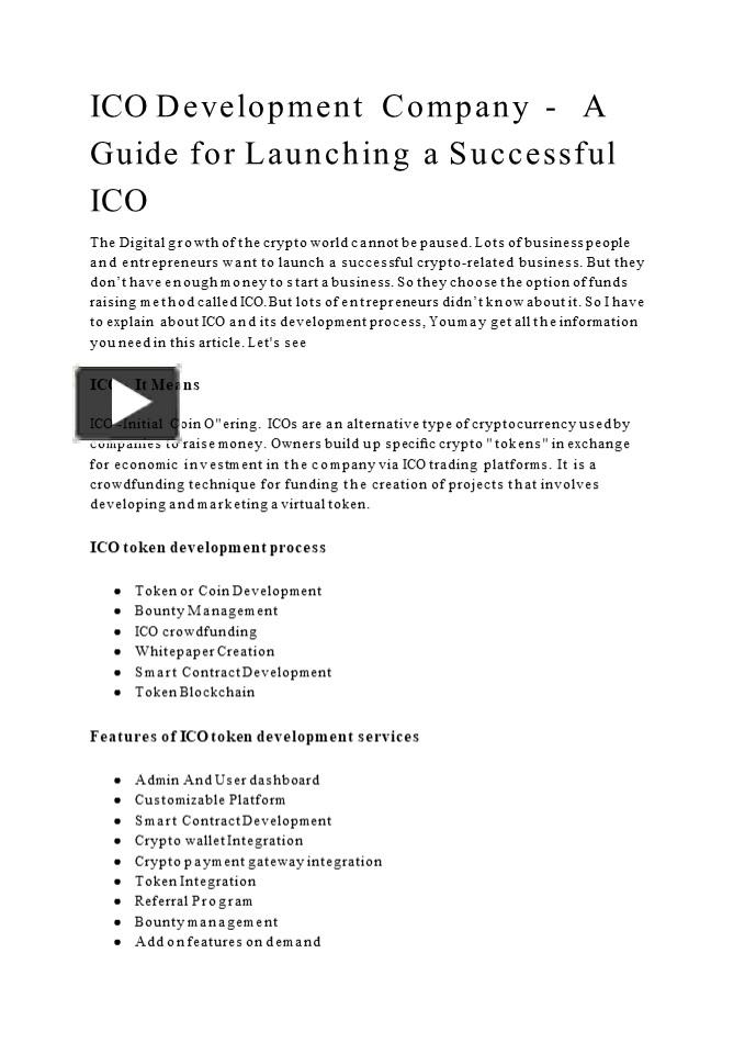 PPT ICO development company Addus technologies PowerPoint