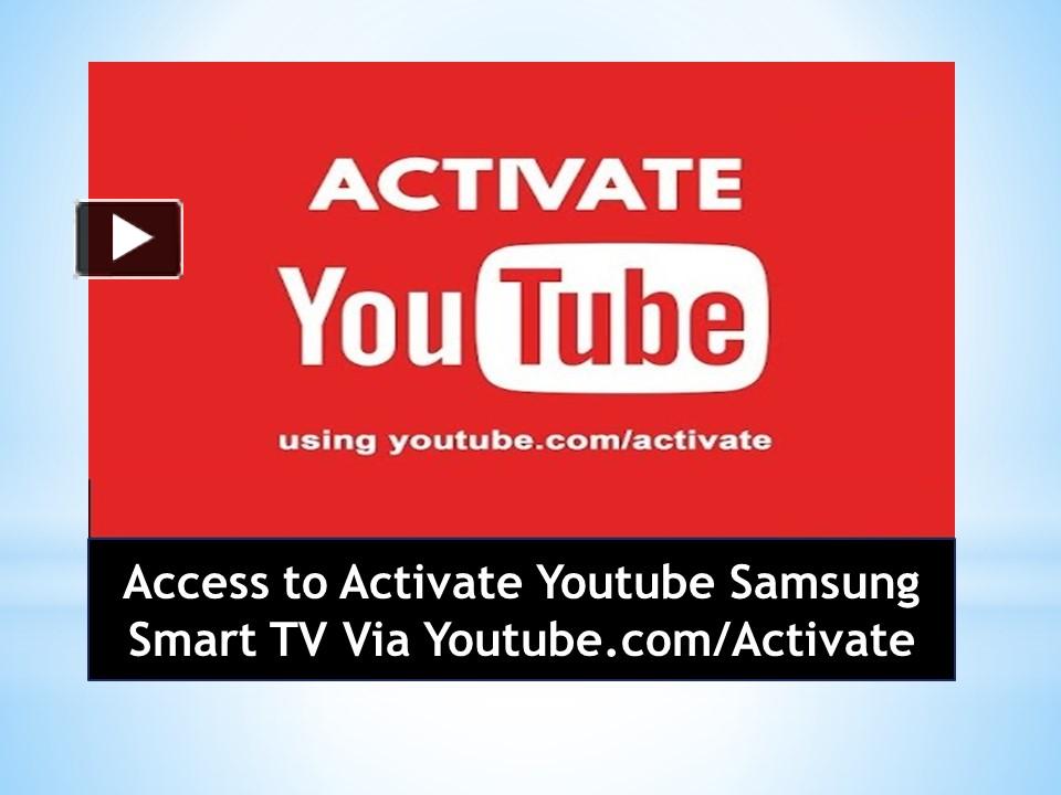 PPT Activate on Samsung Smart TV PowerPoint