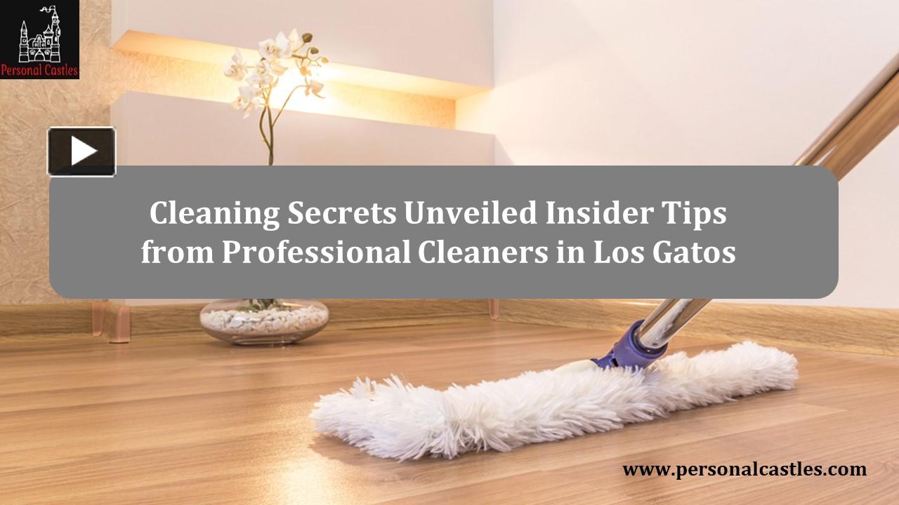 PPT Cleaning Secrets Unveiled Insider Tips from Professional