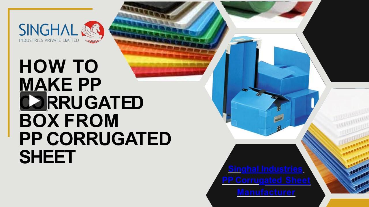 PPT How to Make PP Corrugated Box From PP Corrugated Sheet PowerPoint