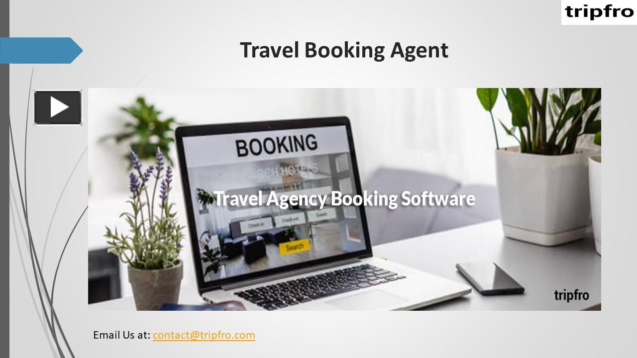 PPT Travel Booking Agent (1) PowerPoint presentation free to