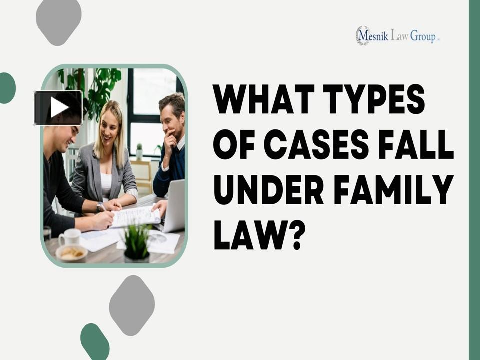 PPT What Types of Cases Fall Under Family Law? PowerPoint
