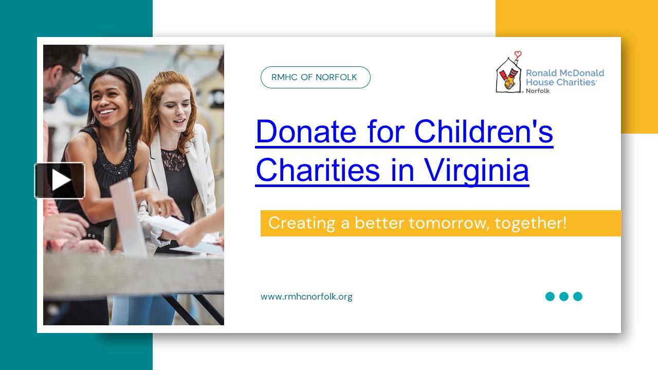 PPT Make a Difference in The Lives of Children in Virginia PowerPoint