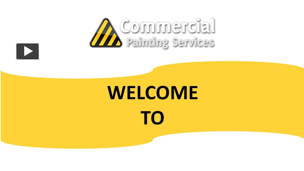 PPT Industrial & Commercial Painting PowerPoint presentation free