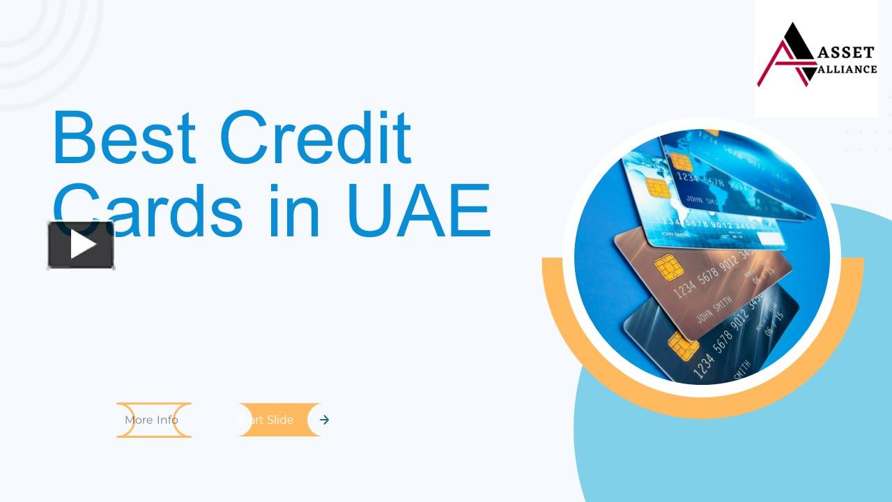 PPT Best Credit Cards in UAE PowerPoint presentation free to