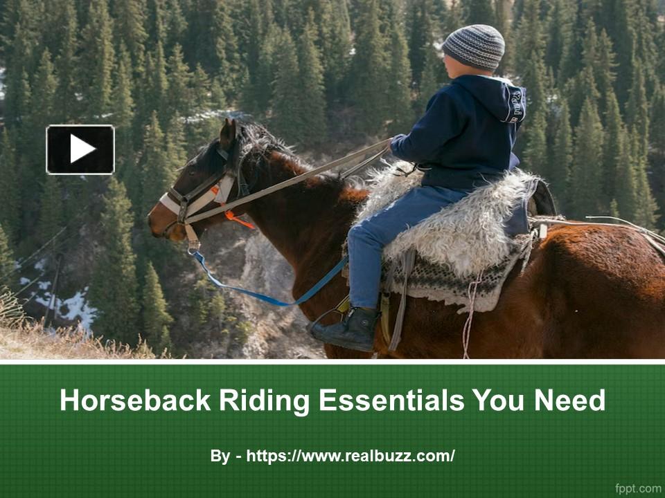 PPT Horseback Riding Essentials You Need PowerPoint presentation free to download id