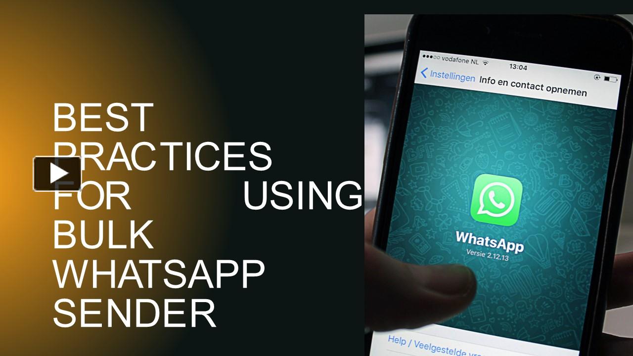PPT Bulk WhatsApp Sender (1) PowerPoint presentation free to