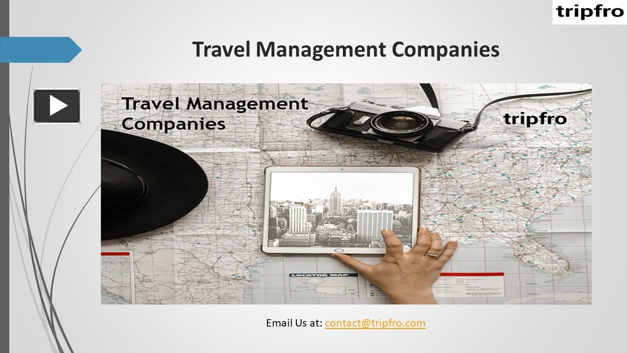 PPT Travel Management Companies PowerPoint presentation free to