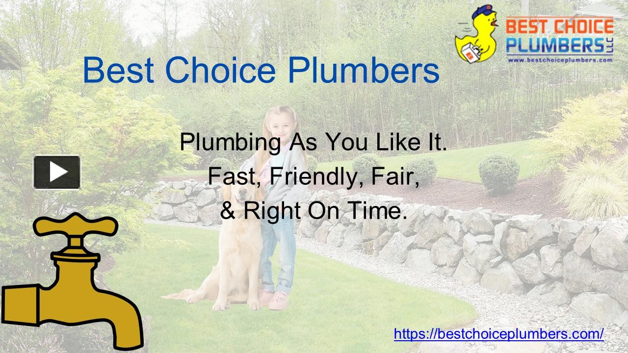 PPT Best Choice Plumbers PowerPoint presentation free to download