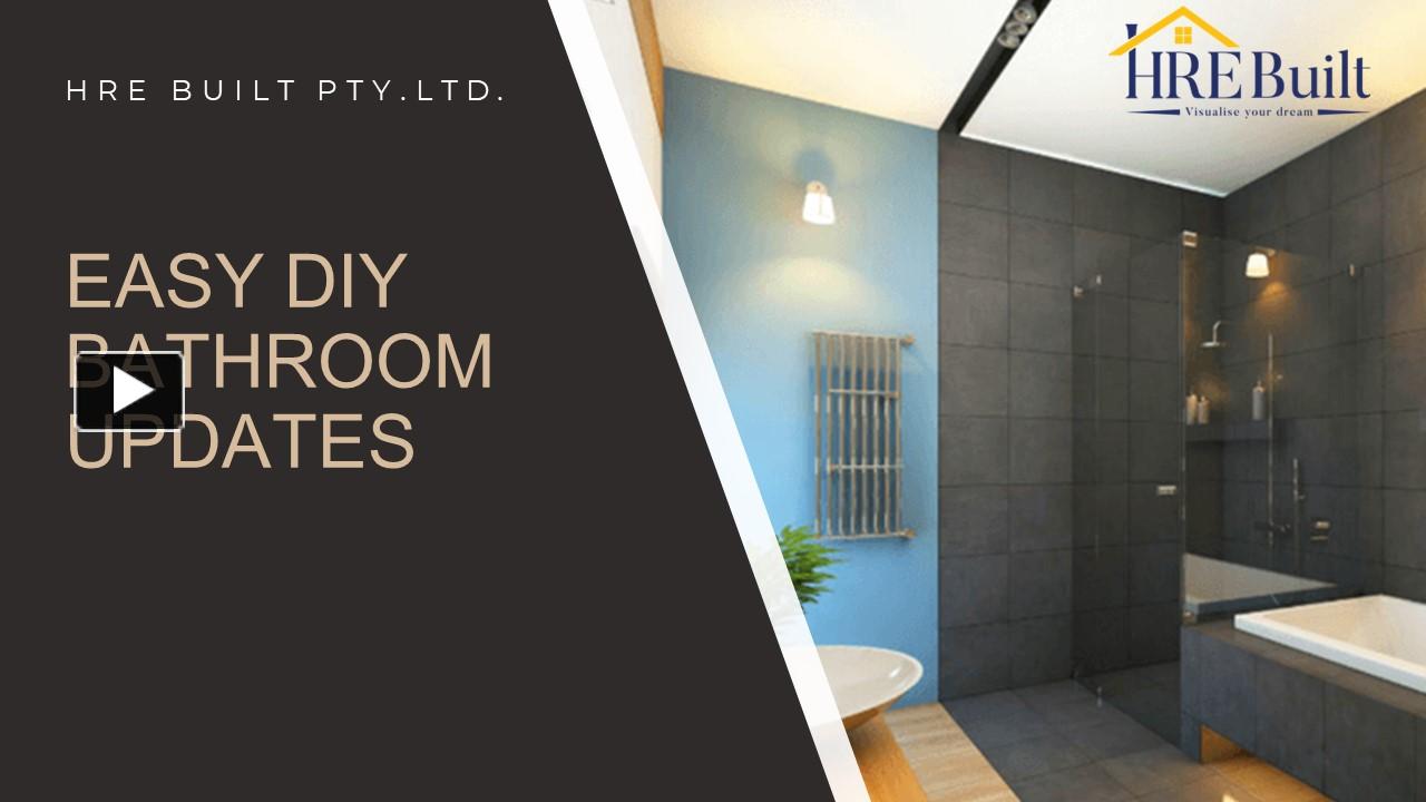 PPT Easy Diy Bathroom Updates PowerPoint presentation free to
